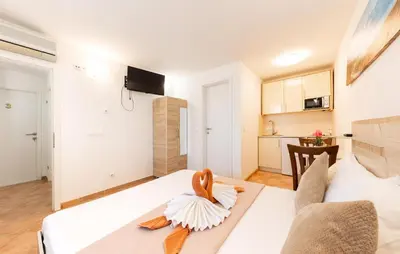 TV i/ili zabavni centar u objektu 1 Bedroom Awesome Apartment In Baska Voda