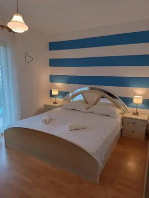 Krevet ili kreveti u jedinici u objektu Apartmani Marijan Zavala-prizemlje