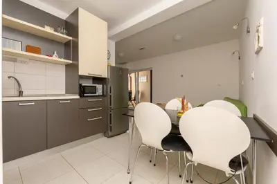 Kuhinja ili čajna kuhinja u objektu Apartments Djani
