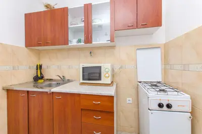 Kuhinja ili čajna kuhinja u objektu Apartments Bozjidar