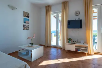 TV i/ili zabavni centar u objektu Apartments Ena
