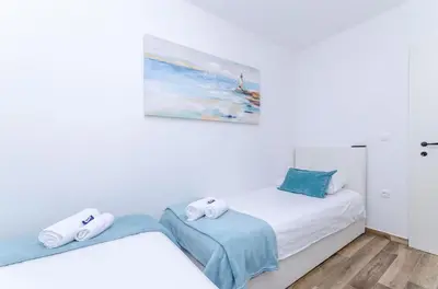 Krevet ili kreveti u jedinici u objektu House Herta