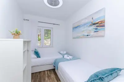 Krevet ili kreveti u jedinici u objektu House Herta