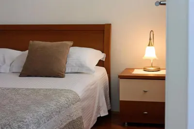 Krevet ili kreveti u jedinici u objektu Apartments Irena
