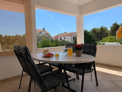 Balkon ili terasa u objektu Apartments Milica
