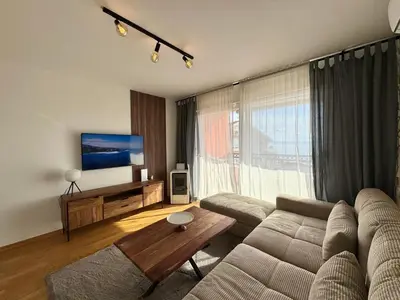 TV i/ili zabavni centar u objektu Sea View Apartmani Jadran