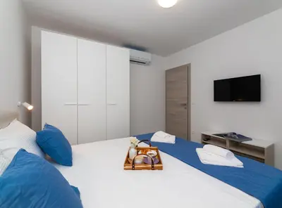 Krevet ili kreveti u jedinici u objektu Apartment Kurte