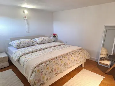 Krevet ili kreveti u jedinici u objektu Family friendly house with a swimming pool Praznica, Brac - 24570