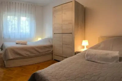 Krevet ili kreveti u jedinici u objektu Apartments by the sea Stomorska, Solta - 24449