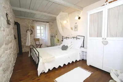 Krevet ili kreveti u jedinici u objektu Stone cottage Lavandula