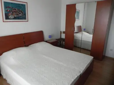 Krevet ili kreveti u jedinici u objektu Apartments Trogrli - Studio with Balcony