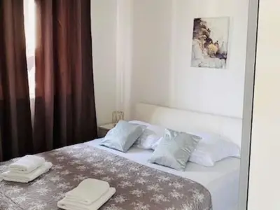 Krevet ili kreveti u jedinici u objektu Villa Brazza - Studio Apartment