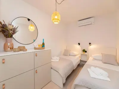 Krevet ili kreveti u jedinici u objektu Villa ADRIANA - Two bedroom Villa with swimming pool