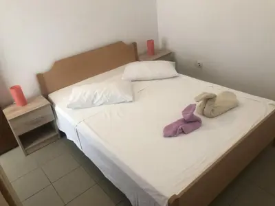 Krevet ili kreveti u jedinici u objektu Apartmani Villa Borzic - One Bedroom Apartment with Terarce and Sea View