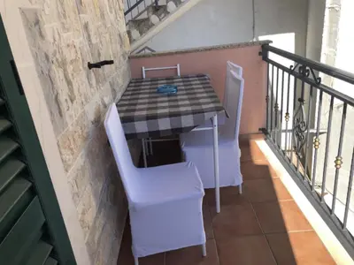 Tlocrt objekta Apartmani Villa Borzic - One Bedroom Apartment with Terarce and Sea View