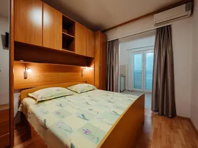 Krevet ili kreveti u jedinici u objektu Apartments Pezo - Studio Apartment Tina 5