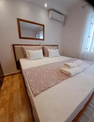 Krevet ili kreveti u jedinici u objektu Pansion Ivana studios