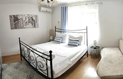 Krevet ili kreveti u jedinici u objektu Pansion Ivana studios