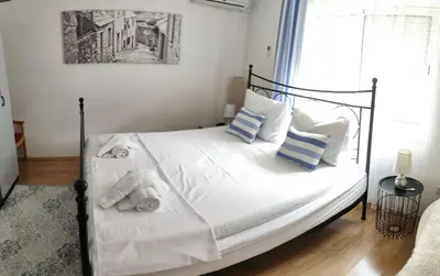 Krevet ili kreveti u jedinici u objektu Pansion Ivana studios