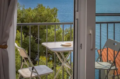 Balkon ili terasa u objektu NEW LILI Apartment - Cosy Sea View Apartment with Free Parking