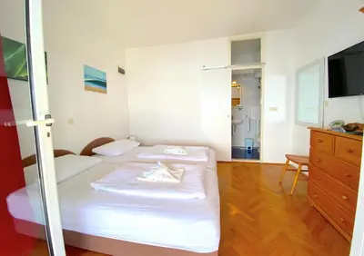 Krevet ili kreveti u jedinici u objektu Apartment Marcelina Hvar