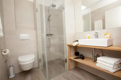 Kupaonica u objektu Polo Villa & Suites