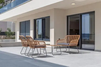 Balkon ili terasa u objektu Blue Horizon Makarska
