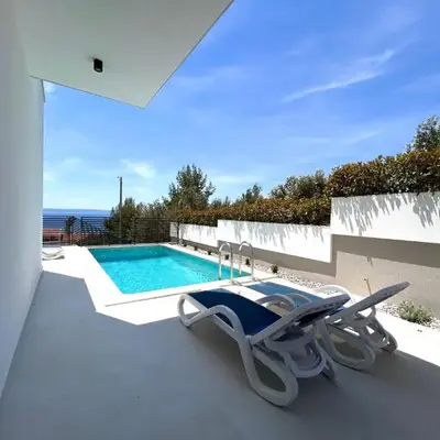 Apartment Petar - private heated pool and sea view