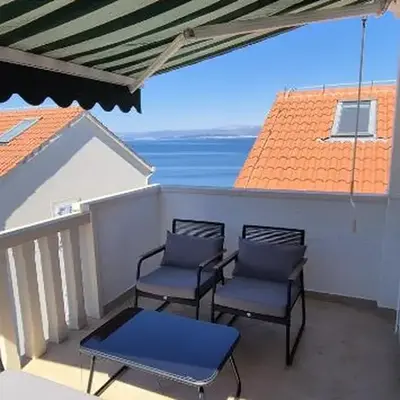 APARTMENTS BRUNO 3 - two-room penthouse apartment - wonderful view of the sea - the best location