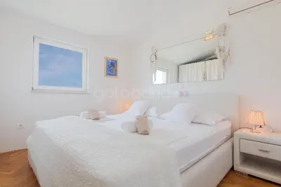 Krevet ili kreveti u jedinici u objektu Seaview Apartment Karmel