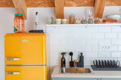 Kuhinja ili čajna kuhinja u objektu Saporito rental home
