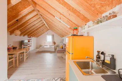 Kuhinja ili čajna kuhinja u objektu Saporito rental home