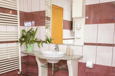 Kupaonica u objektu Apartment Beach