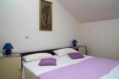 Krevet ili kreveti u jedinici u objektu Sunshine Apartments Podstrana