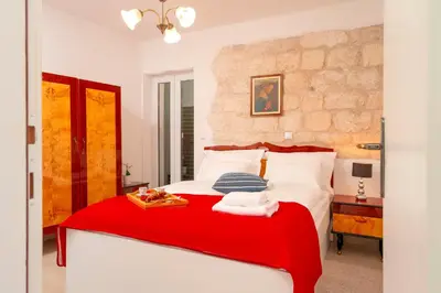 Krevet ili kreveti u jedinici u objektu Main Square Loft - ZF Hvar