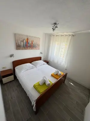 Krevet ili kreveti u jedinici u objektu Hvar Apartments Felix