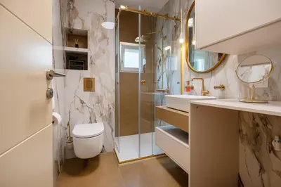 Kupaonica u objektu Apartment LEO