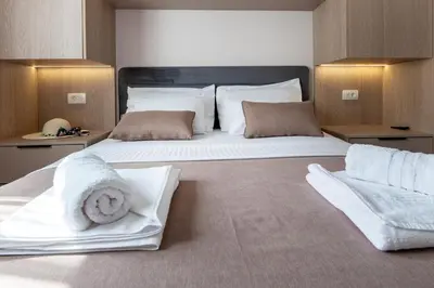 Krevet ili kreveti u jedinici u objektu Apartment LEO
