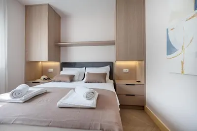 Krevet ili kreveti u jedinici u objektu Apartment LEO