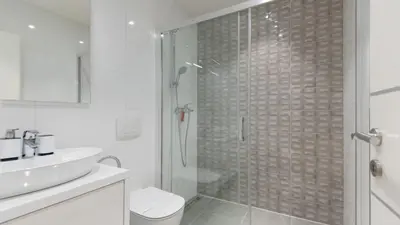 Kupaonica u objektu Apartman Mia 3 - Omis by Villas Guide