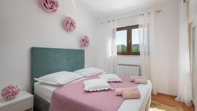 Krevet ili kreveti u jedinici u objektu Villa Filomena - Omis by Villas Guide