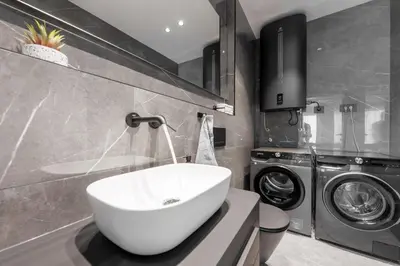 Kupaonica u objektu Luxury Apartment Luka
