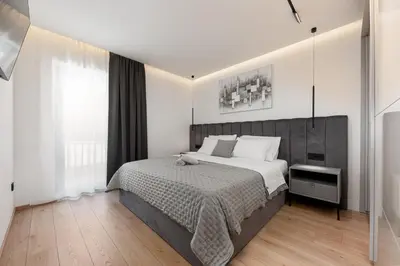 Krevet ili kreveti u jedinici u objektu Luxury Apartment Luka