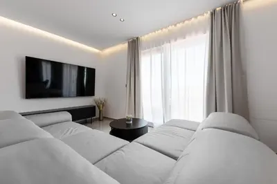 TV i/ili zabavni centar u objektu Luxury Apartment Luka