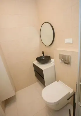 Kupaonica u objektu Apartment Gloria, Swimming pool and Sea!