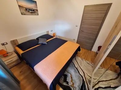Krevet ili kreveti u jedinici u objektu New flat Mušac with great view