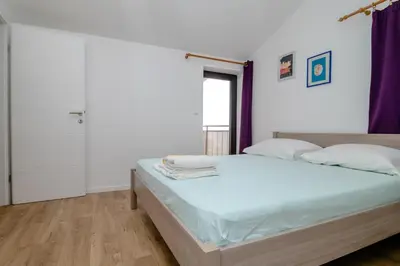 Krevet ili kreveti u jedinici u objektu Seaview retreat Jagodna - 3 BR Apartment
