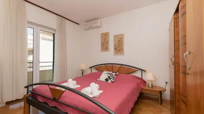 Krevet ili kreveti u jedinici u objektu Apartman KAM - Makarska by Villas Guide
