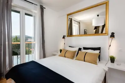 Krevet ili kreveti u jedinici u objektu Humac Infinity Vero Apartments