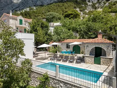 Bazen u objektu Villa Luma - Makarska Exklusiv ili u blizini